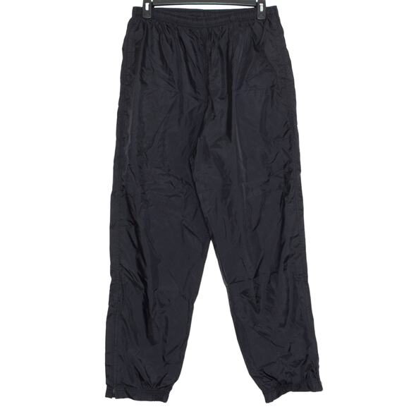 Nike Mens Pants Windbreaker Vintage Ankle Zip Retro Track Y2K Black Size XL KP - Picture 1 of 6